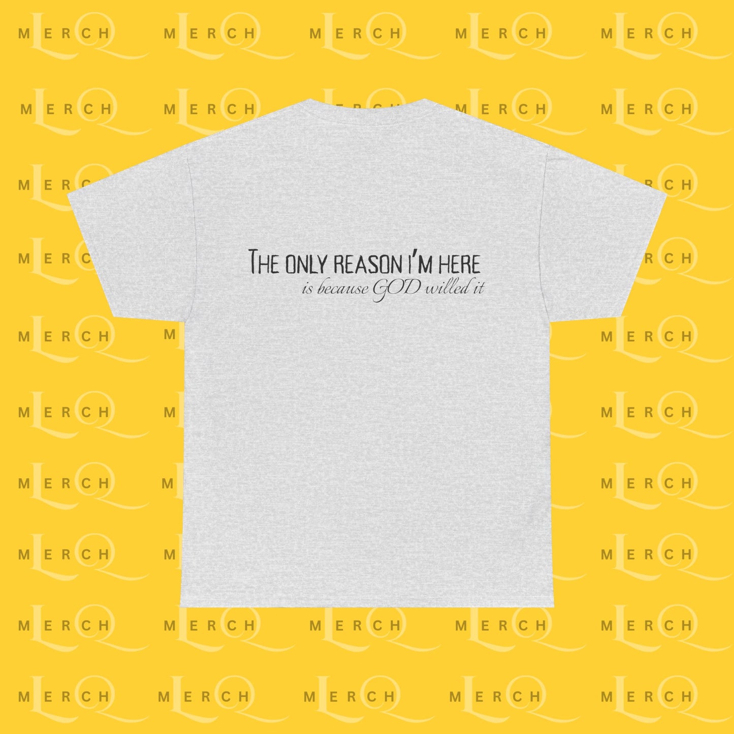 The Only Reason I'm Here- Unisex Cotton T-Shirt