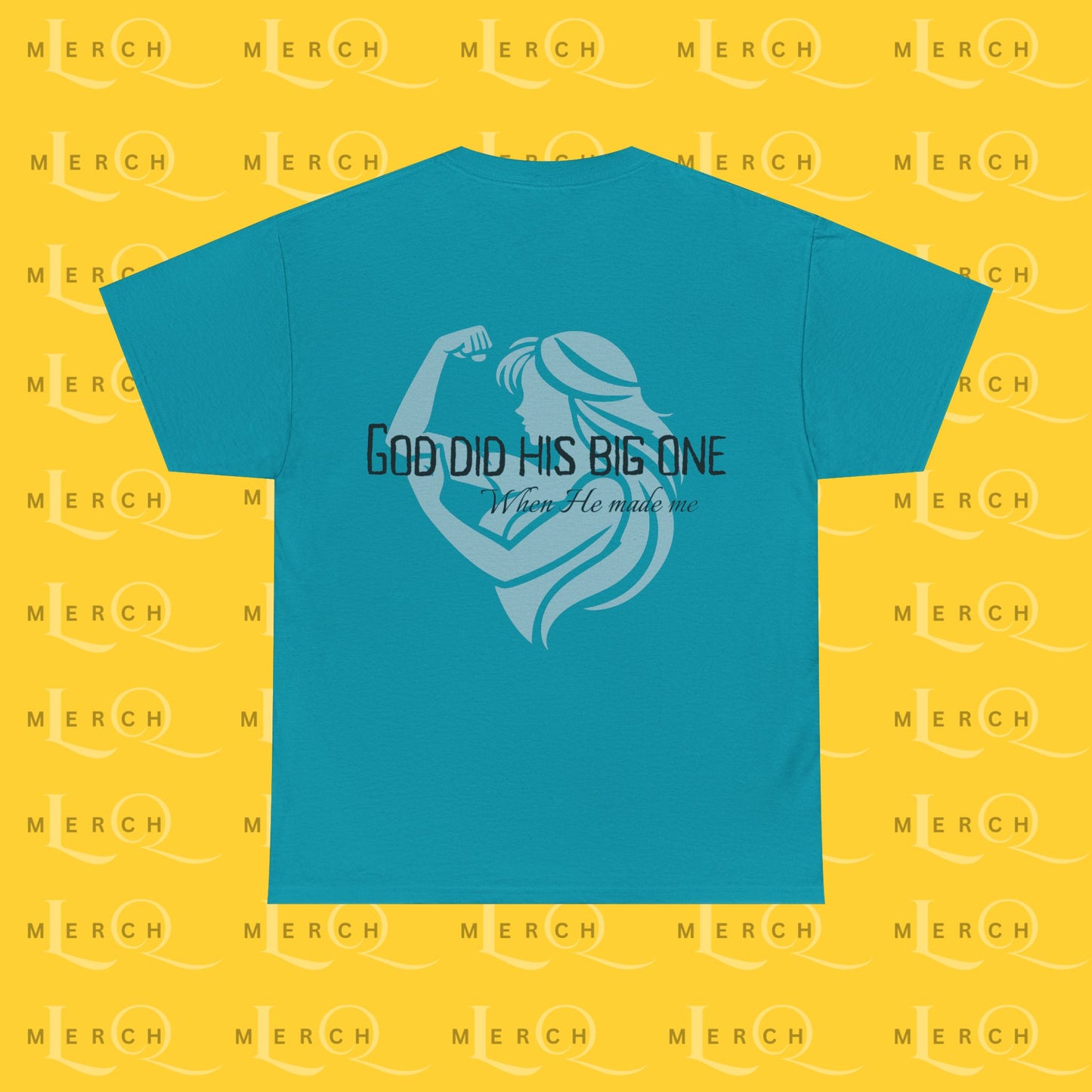 God Did His Big One - Heavy Cotton T-Shirt