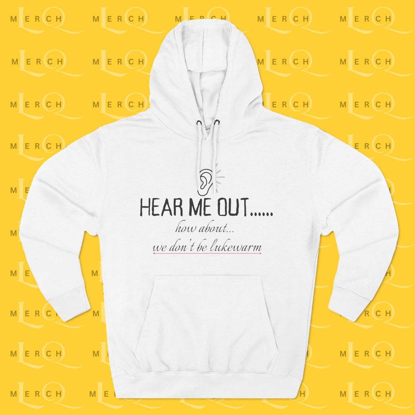 Hear Me Out - Unisex Fleece Hoodie