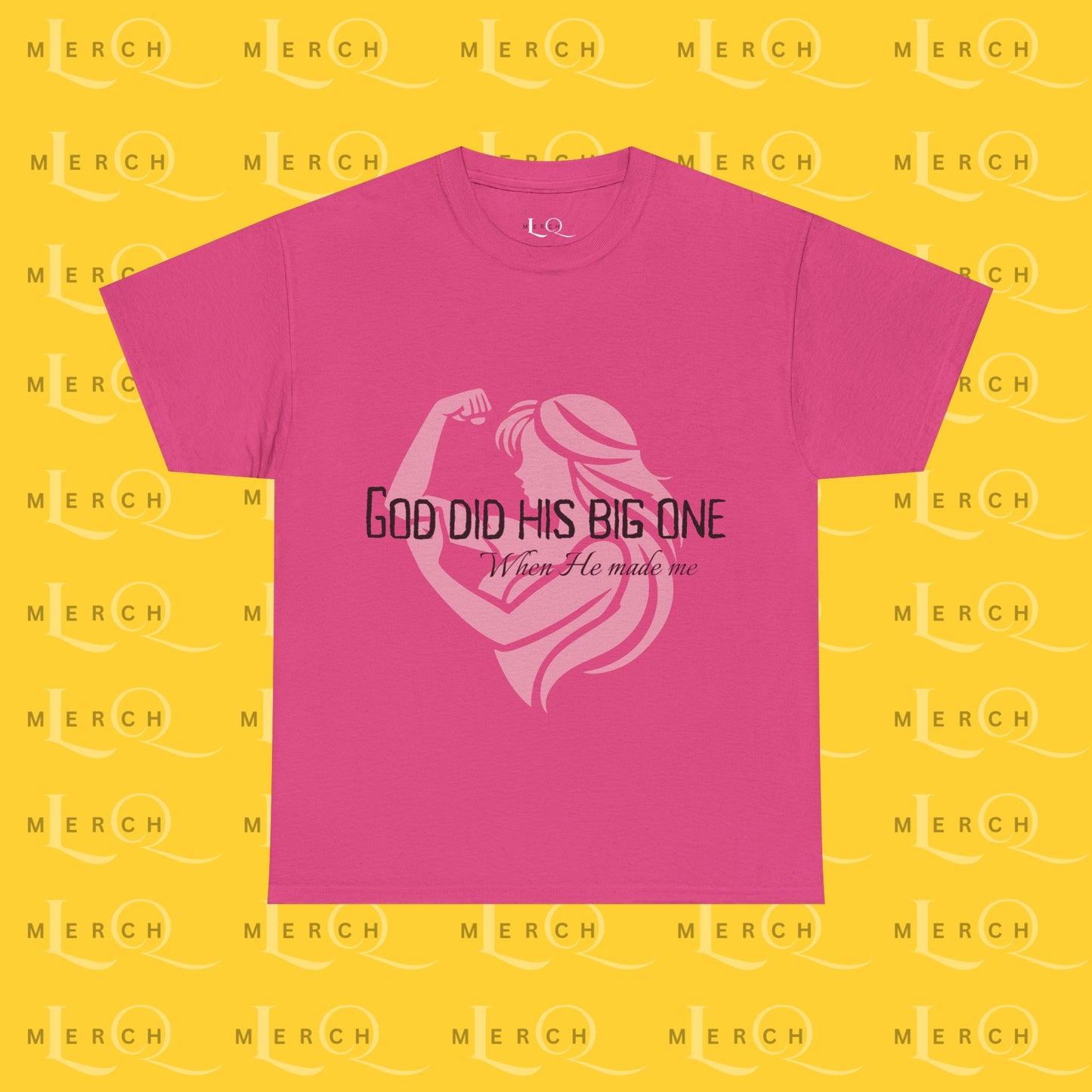God Did His Big One - Heavy Cotton T-Shirt