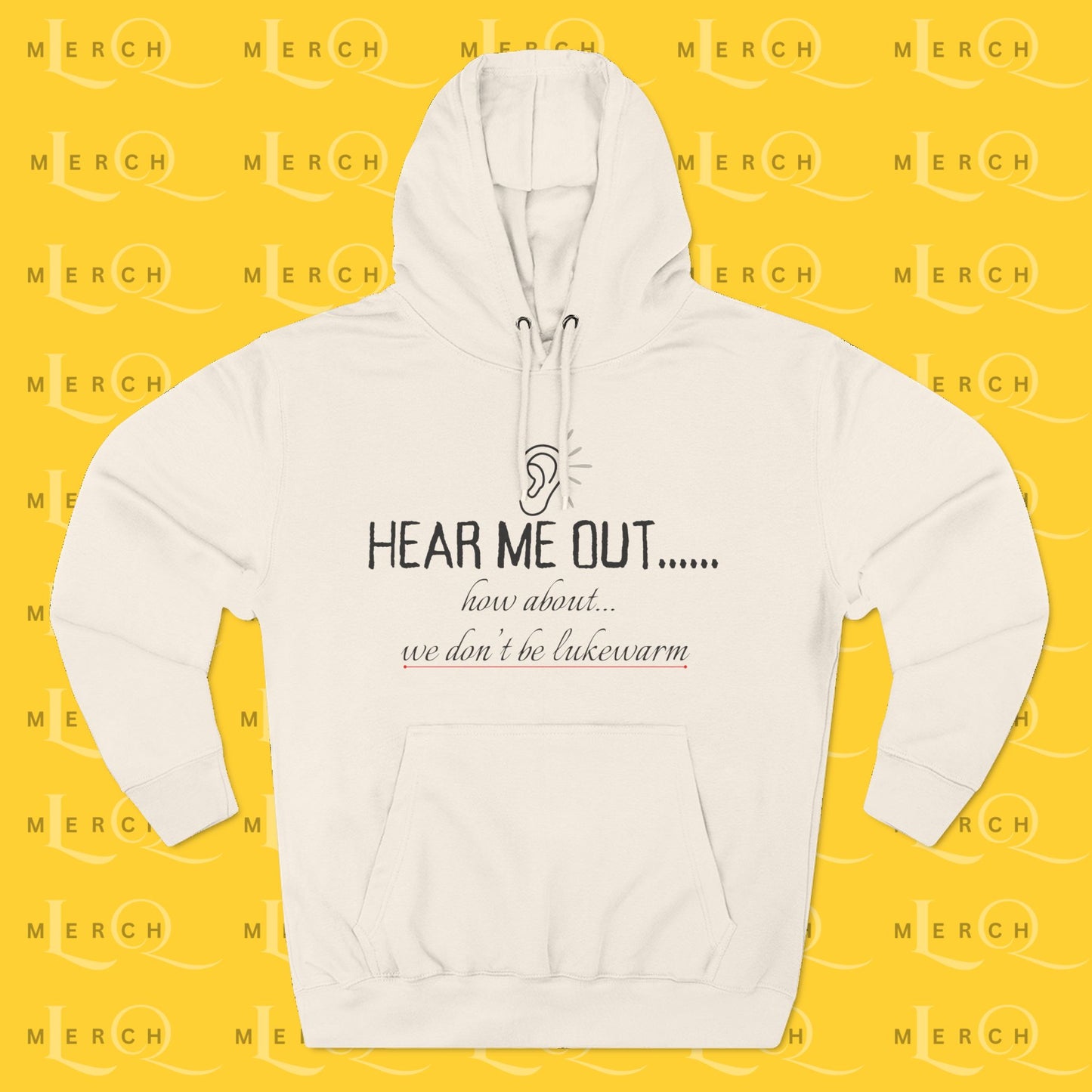 Hear Me Out - Unisex Fleece Hoodie