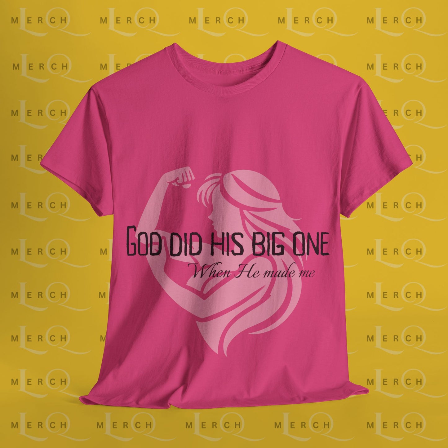 God Did His Big One - Heavy Cotton T-Shirt