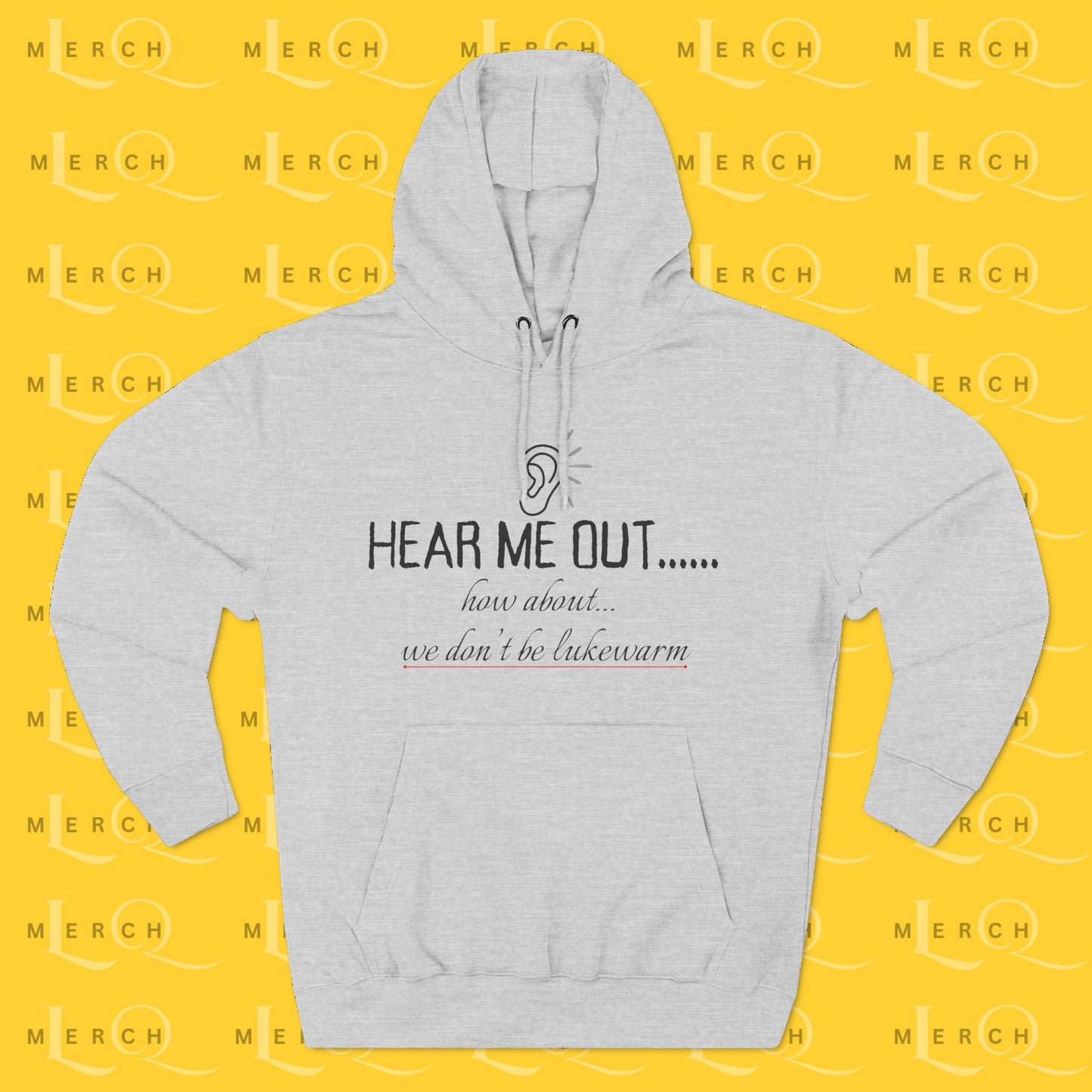 Hear Me Out - Unisex Fleece Hoodie