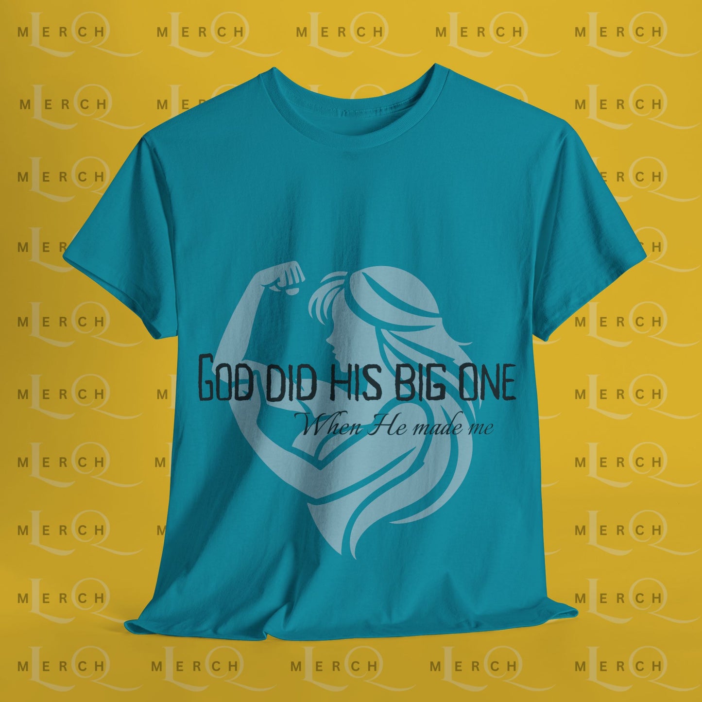 God Did His Big One - Heavy Cotton T-Shirt