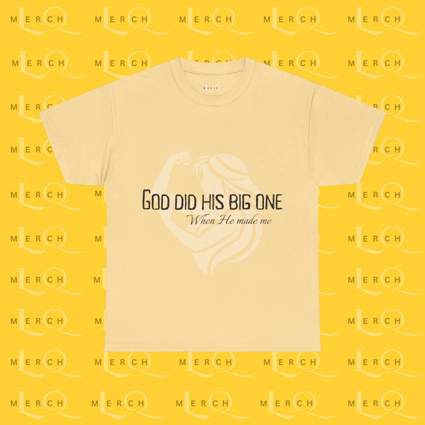 God Did His Big One - Heavy Cotton T-Shirt
