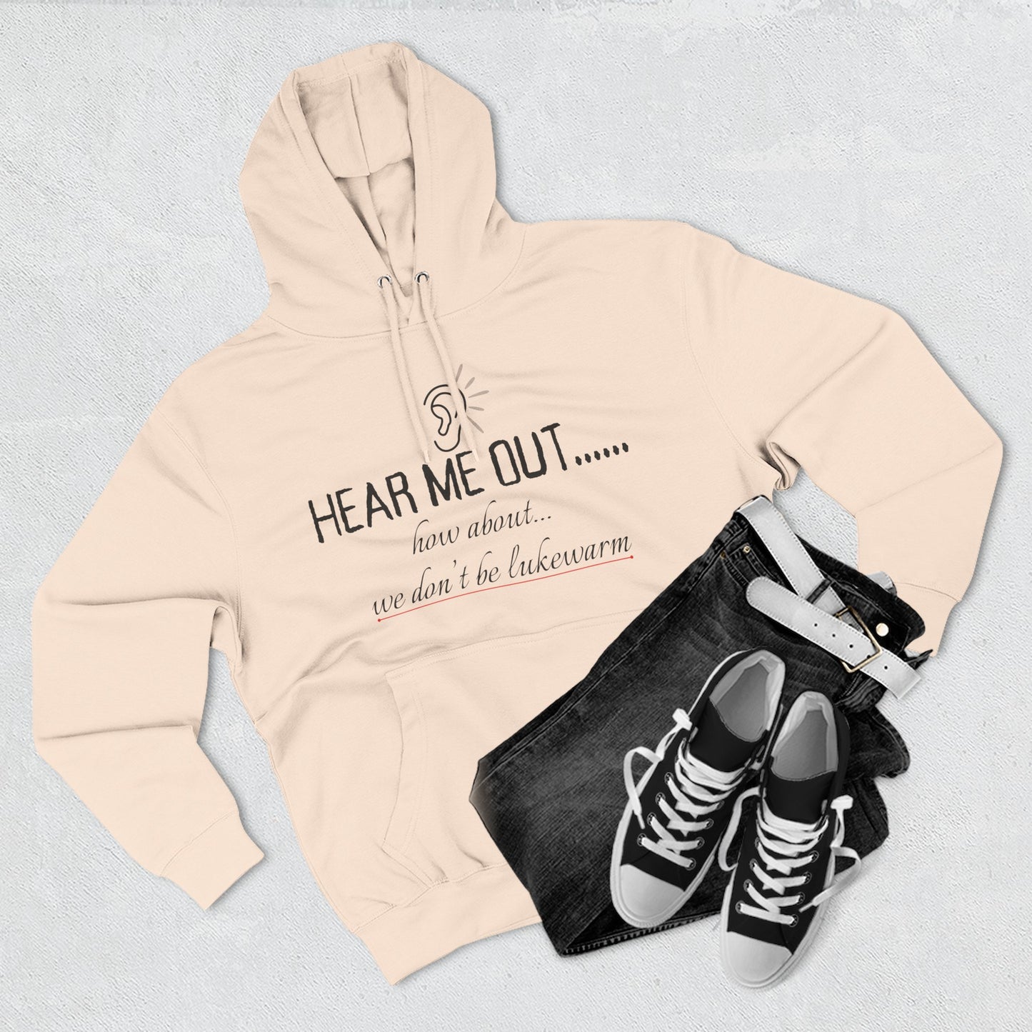 Hear Me Out - Unisex Fleece Hoodie