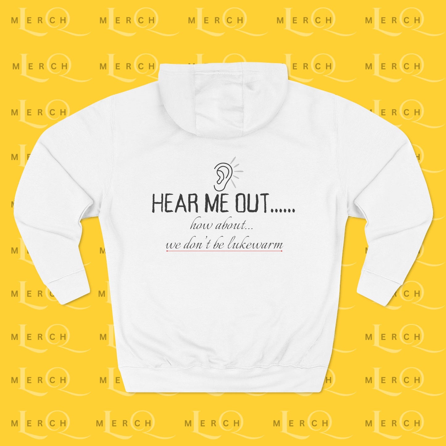 Hear Me Out - Unisex Fleece Hoodie