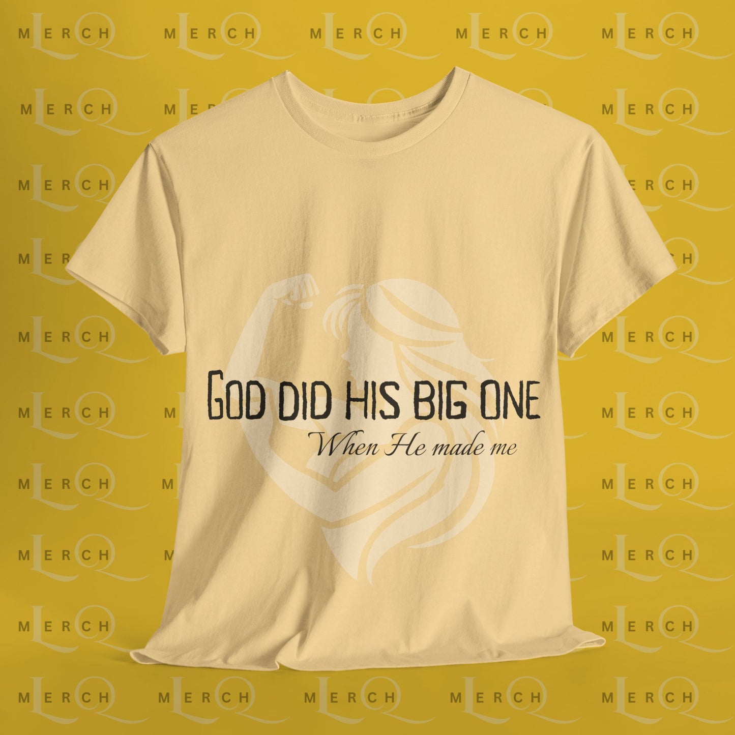 God Did His Big One - Heavy Cotton T-Shirt