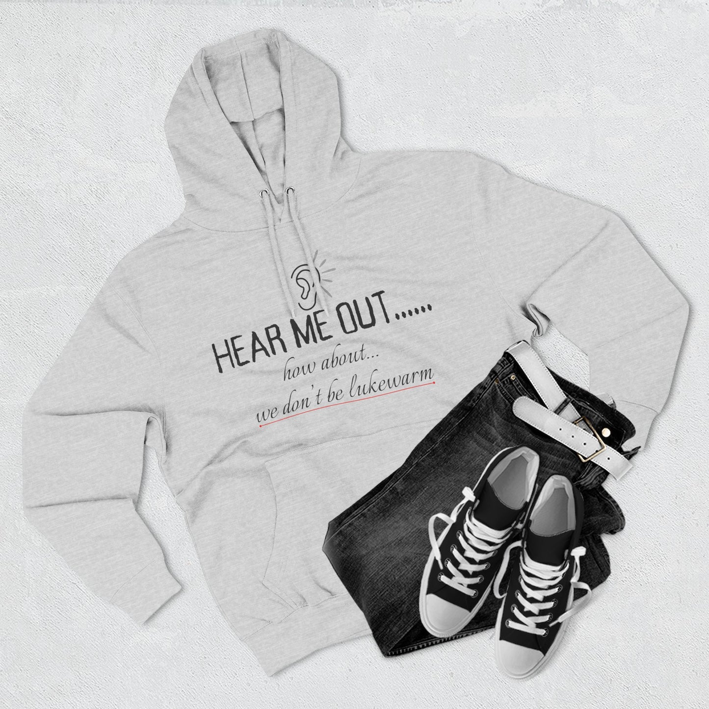 Hear Me Out - Unisex Fleece Hoodie