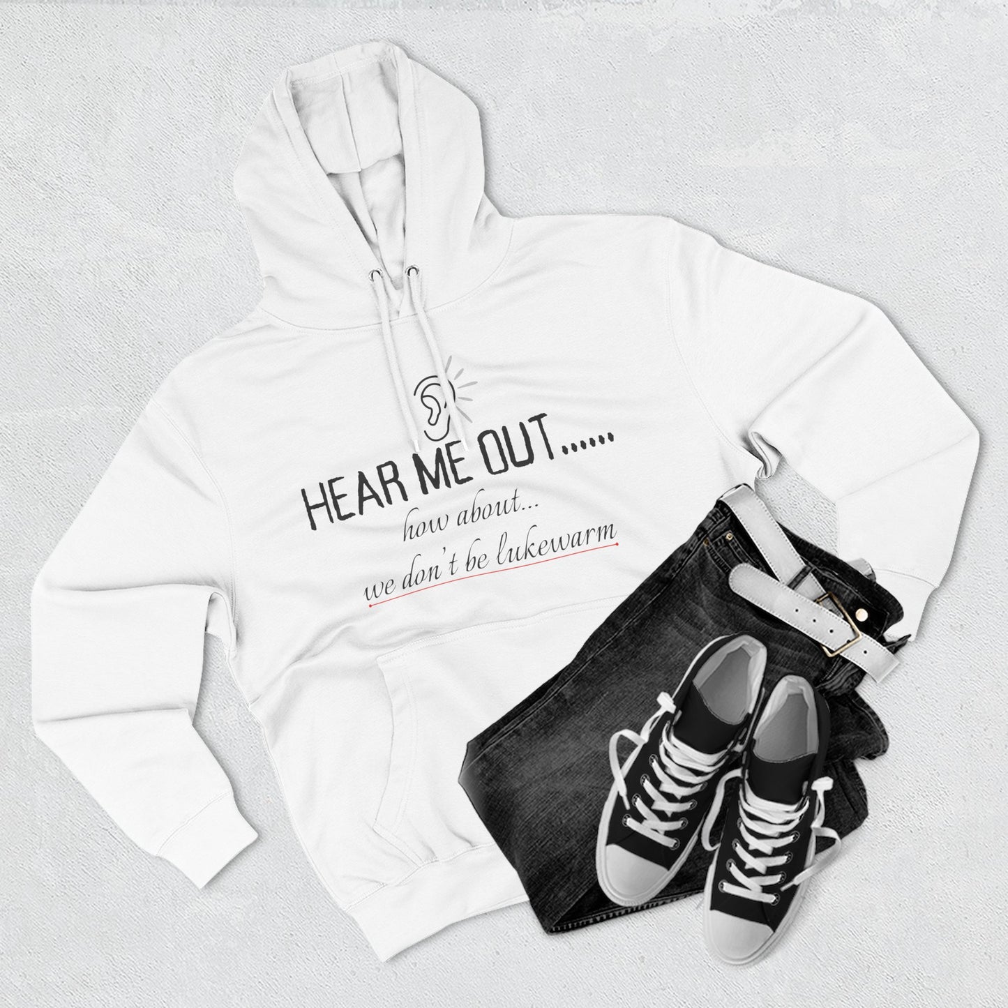 Hear Me Out - Unisex Fleece Hoodie