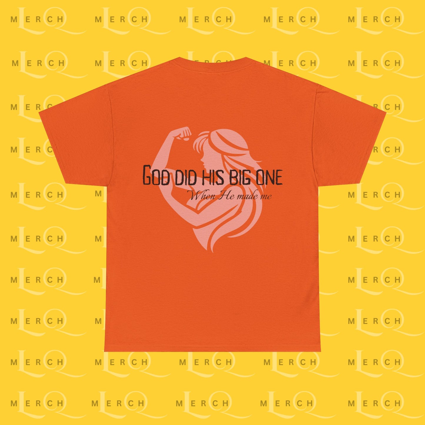 God Did His Big One - Heavy Cotton T-Shirt