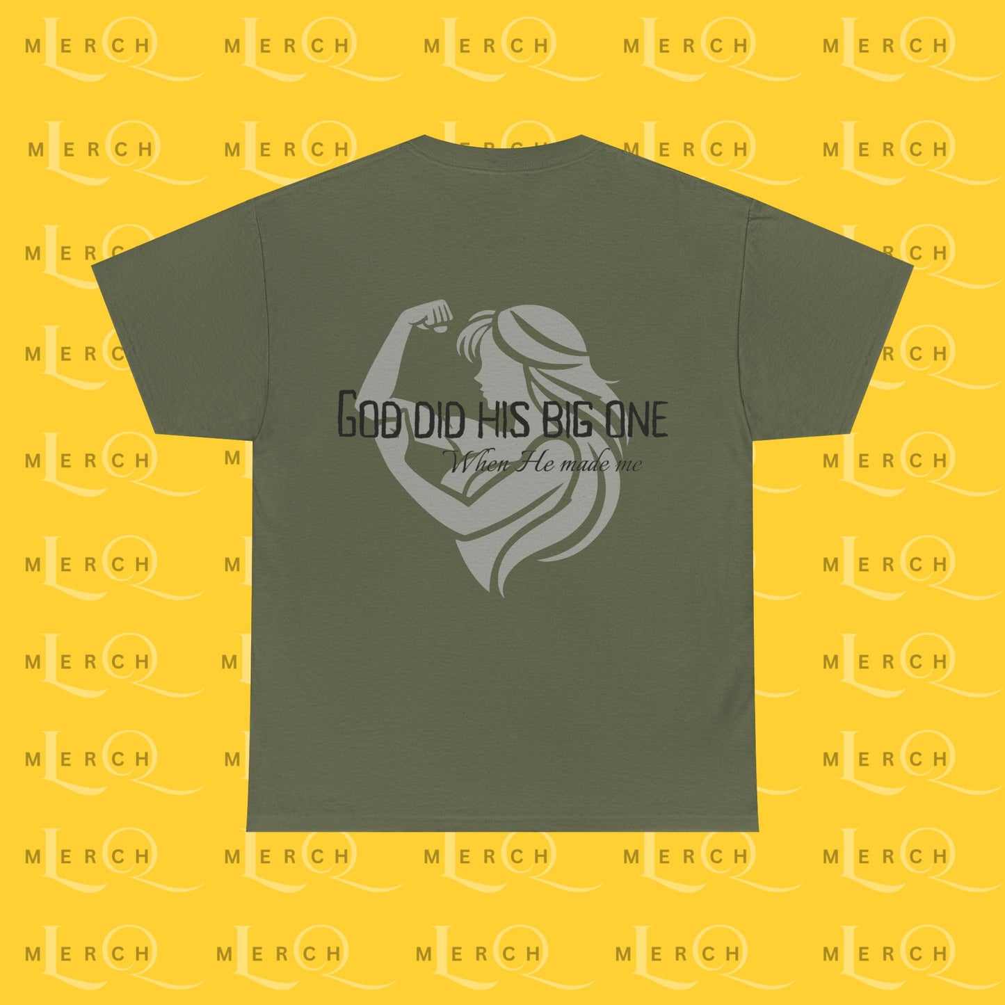 God Did His Big One - Heavy Cotton T-Shirt