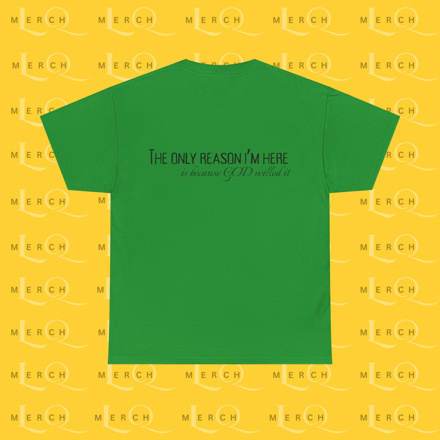 The Only Reason I'm Here- Unisex Cotton T-Shirt