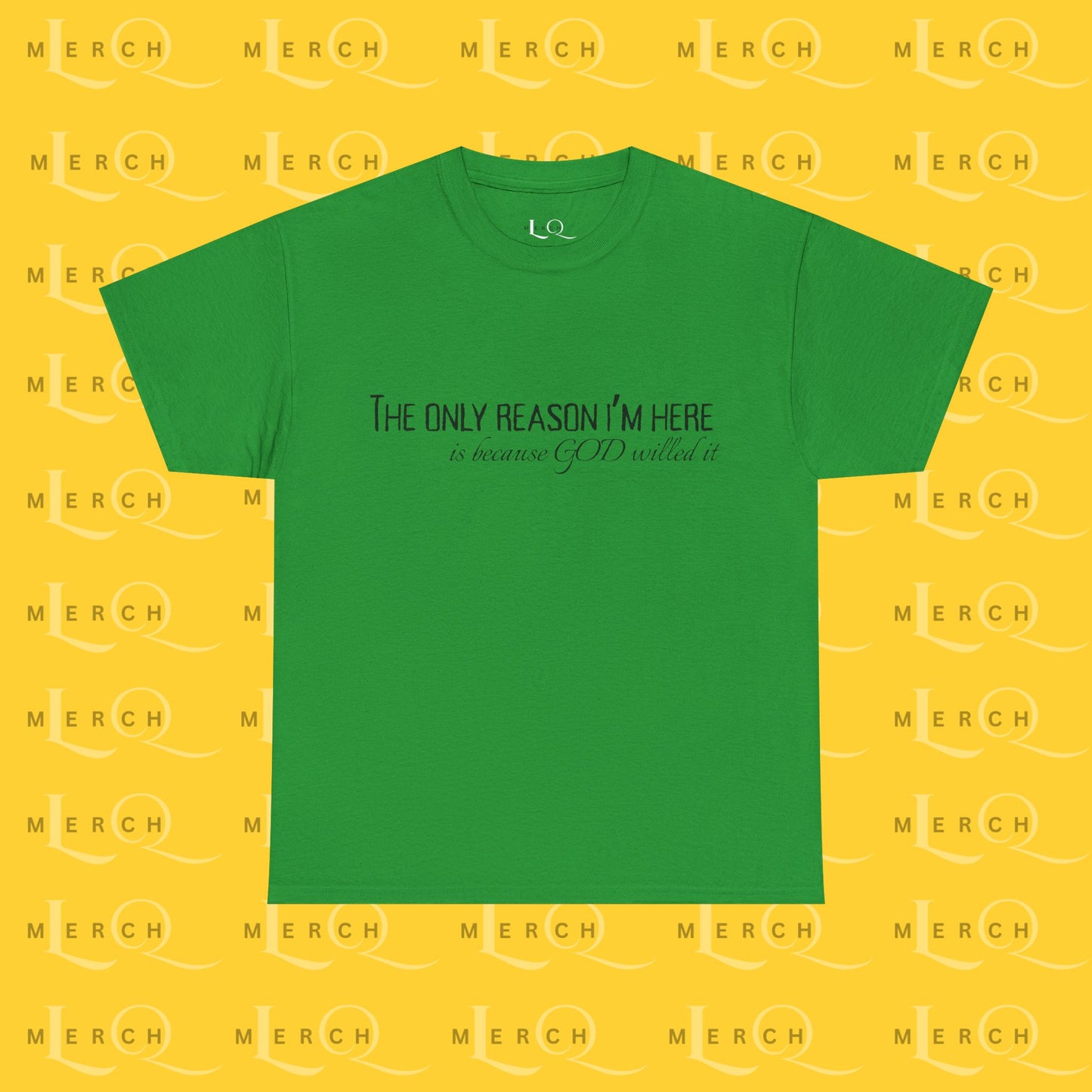 The Only Reason I'm Here- Unisex Cotton T-Shirt