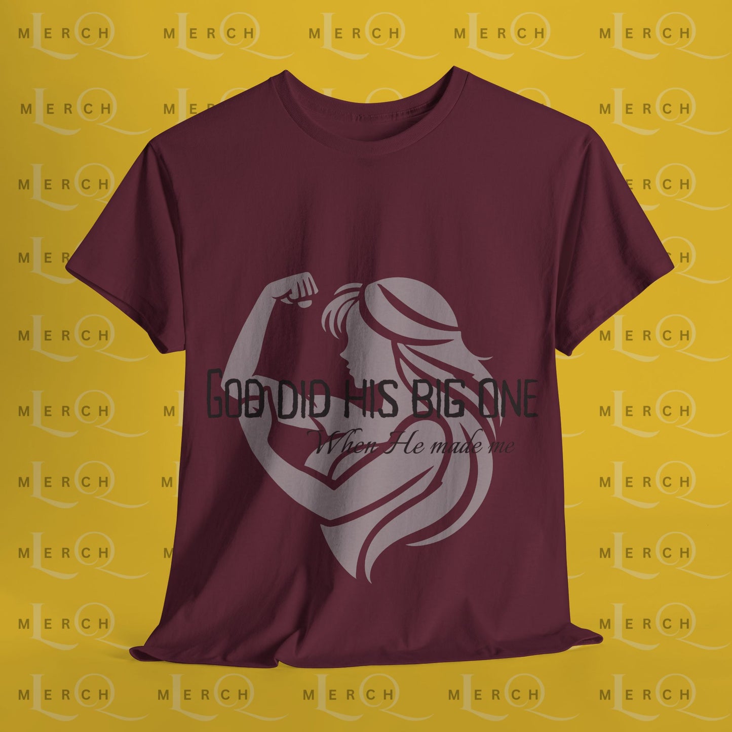 God Did His Big One - Heavy Cotton T-Shirt