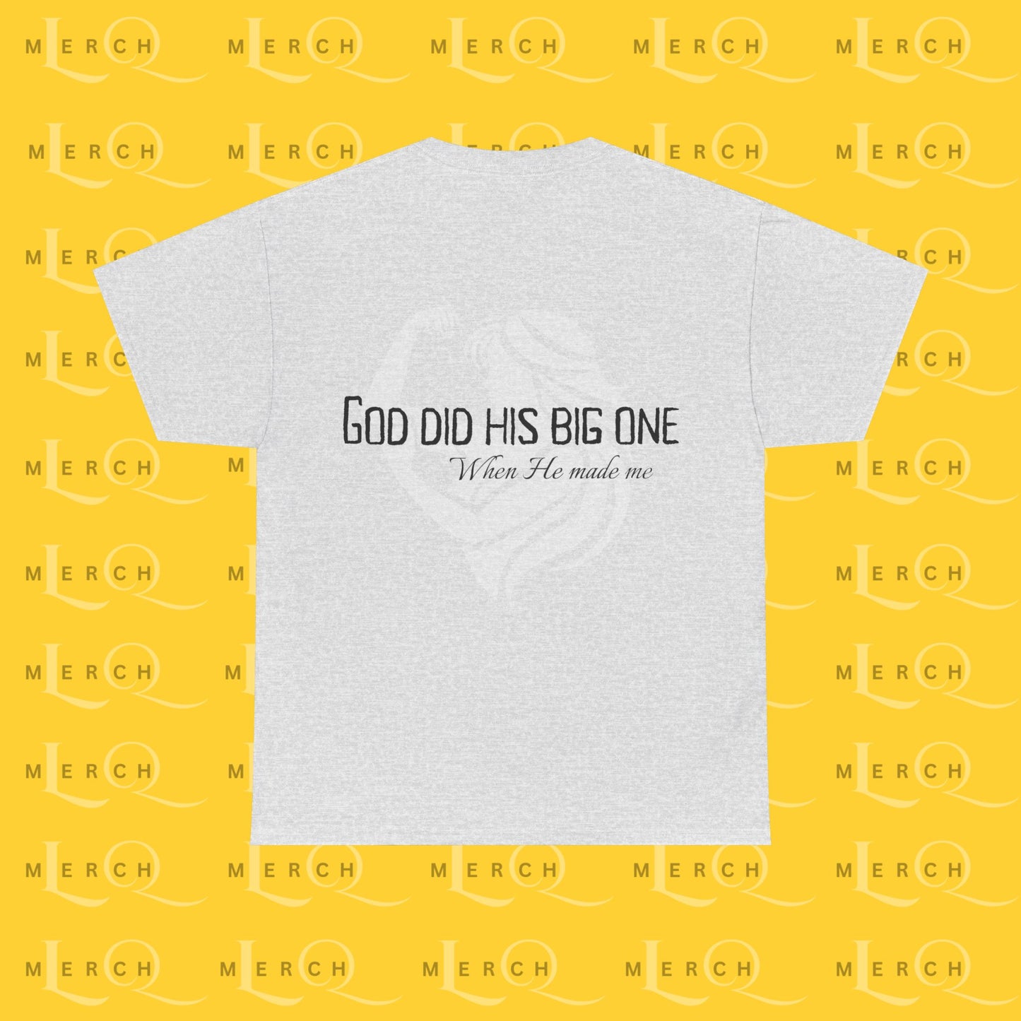 God Did His Big One - Heavy Cotton T-Shirt