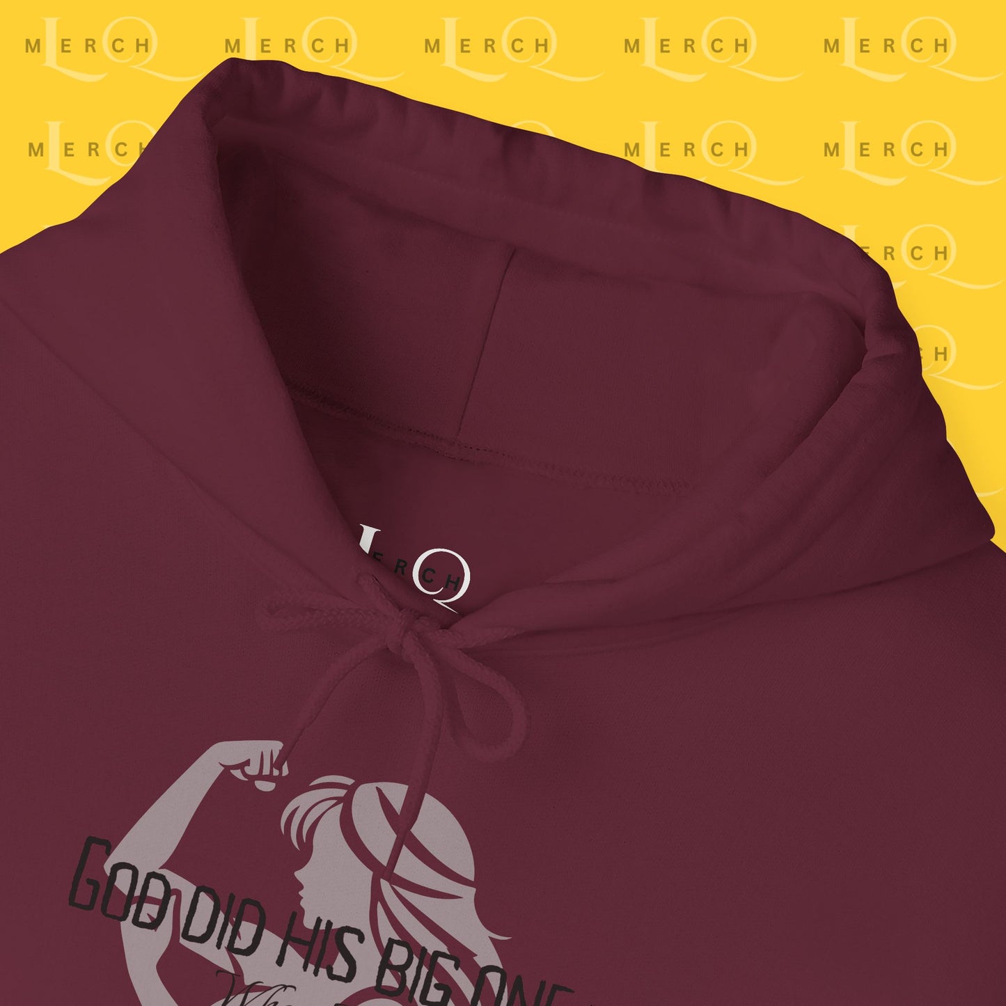 God did His Big One - Cozy Hoodie