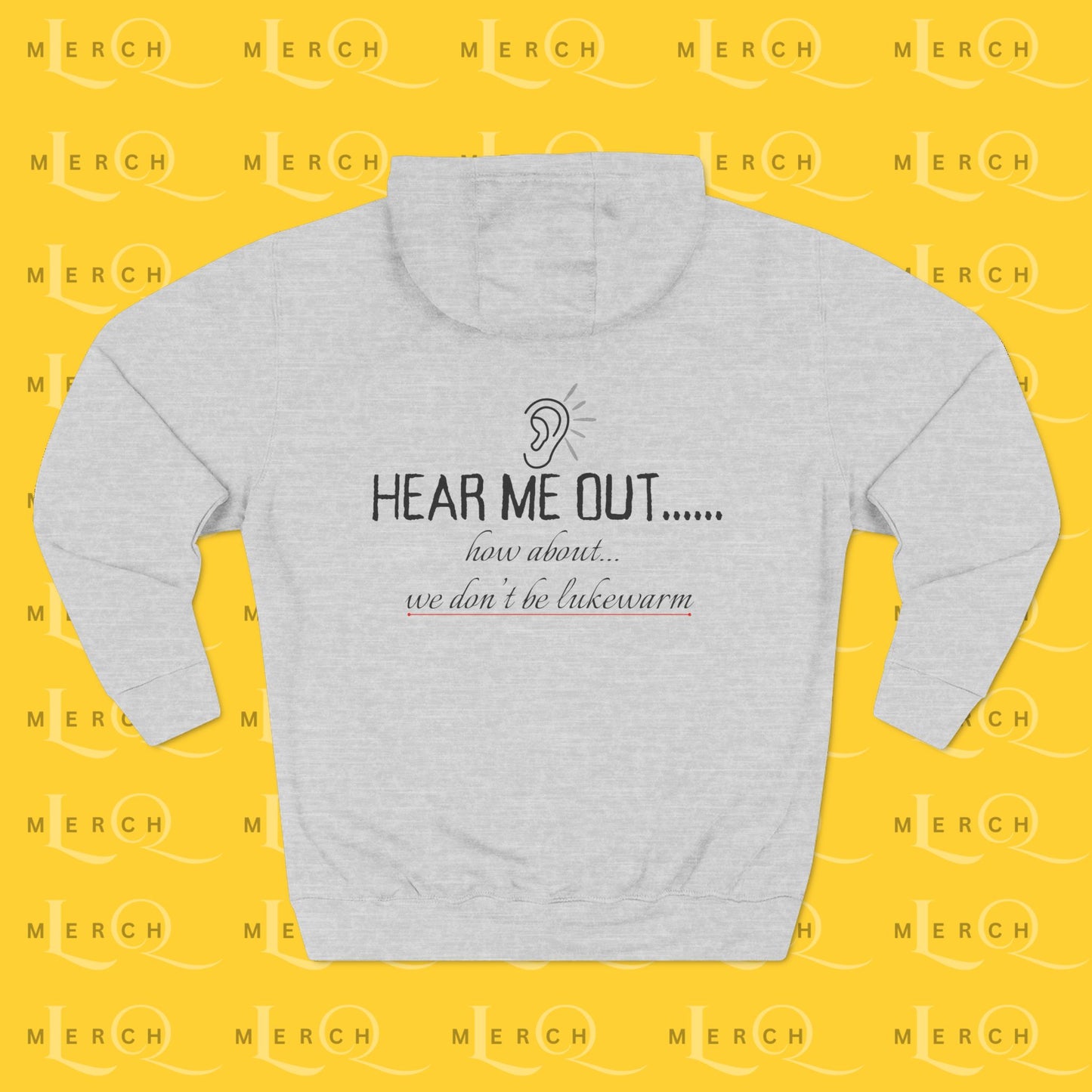 Hear Me Out - Unisex Fleece Hoodie