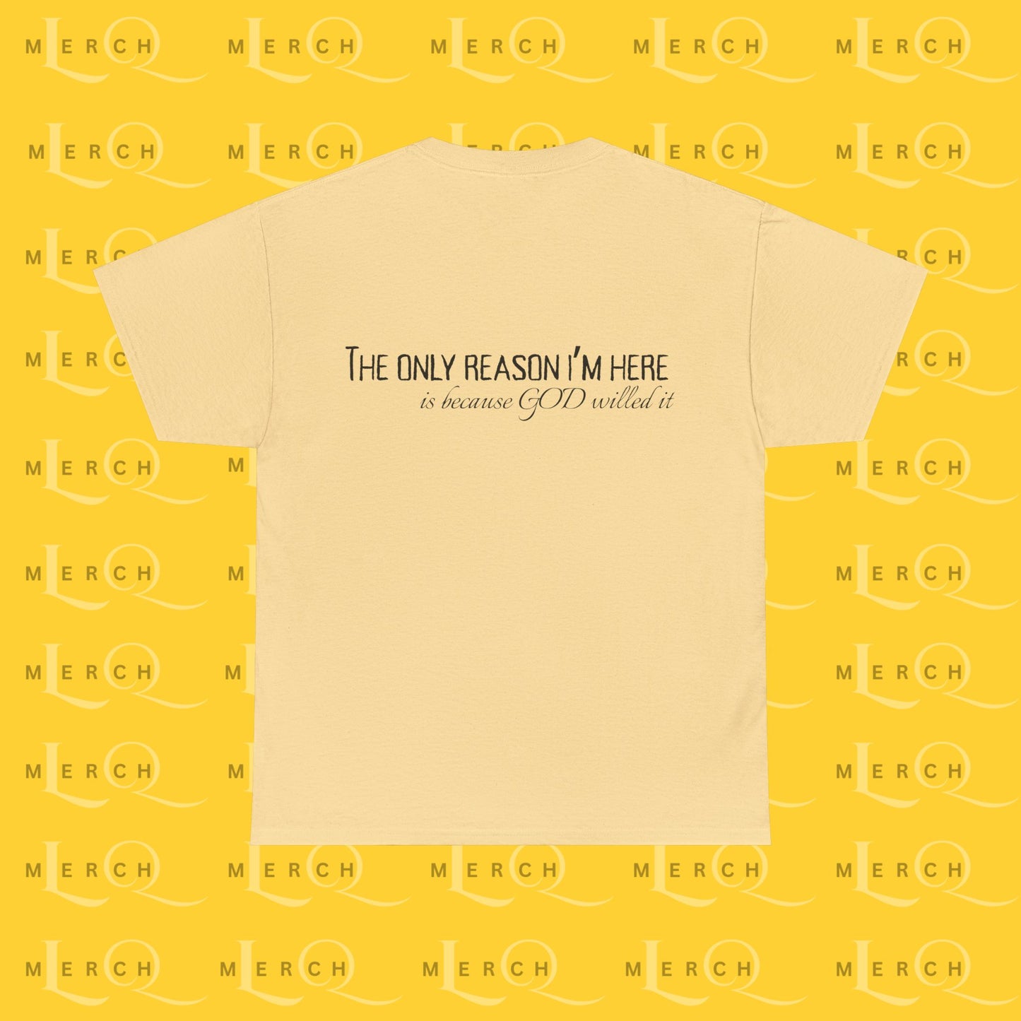 The Only Reason I'm Here- Unisex Cotton T-Shirt