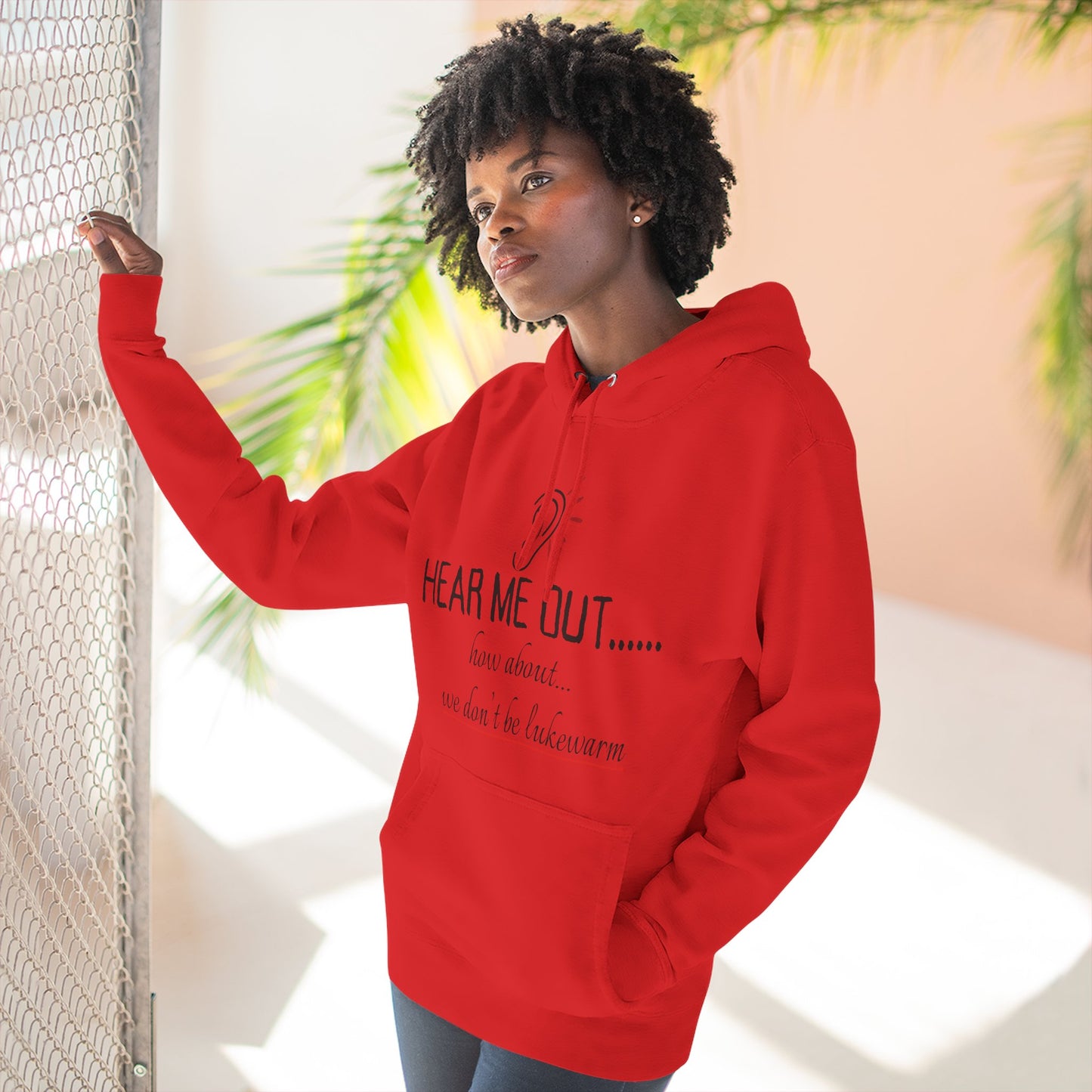 Hear Me Out - Unisex Fleece Hoodie