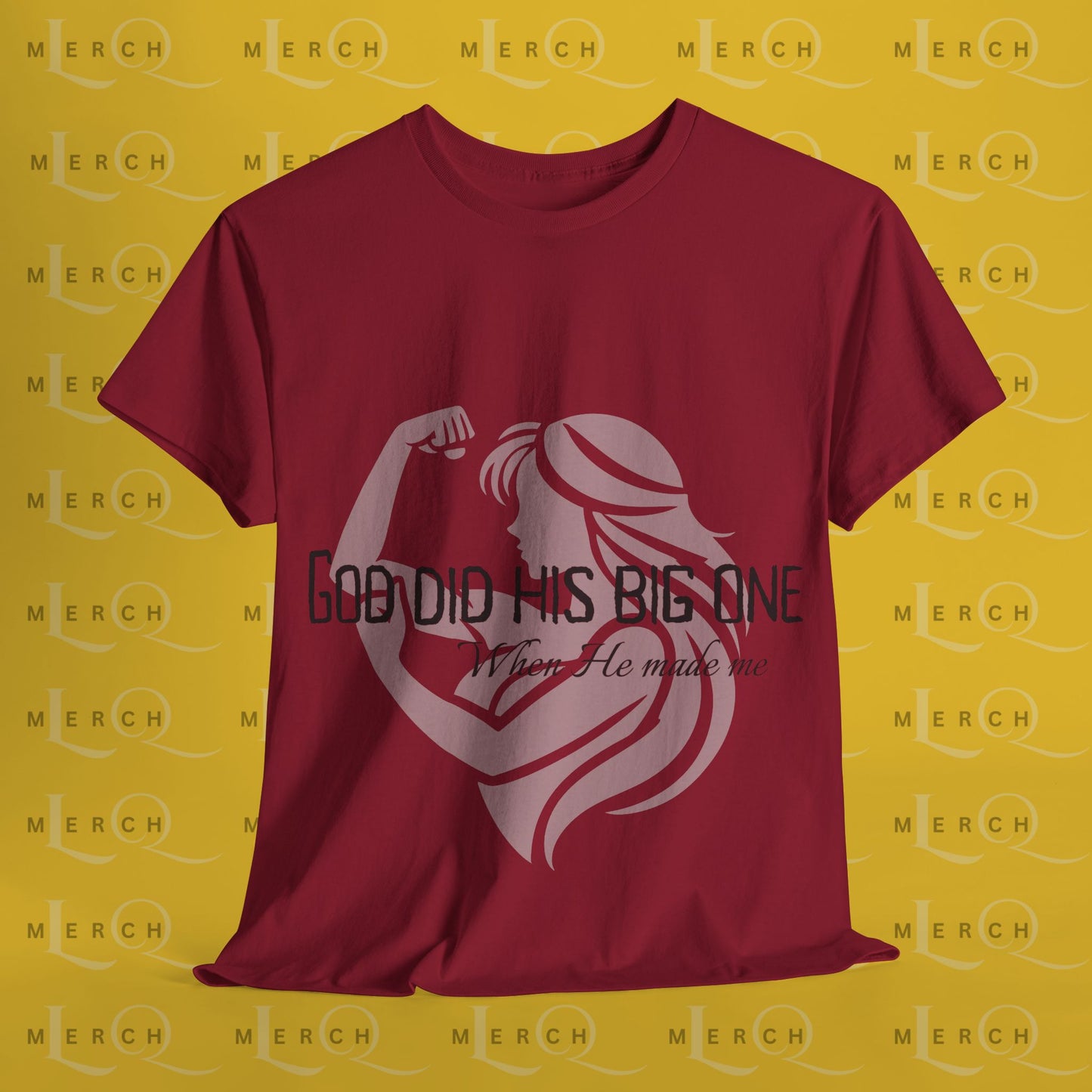 God Did His Big One - Heavy Cotton T-Shirt