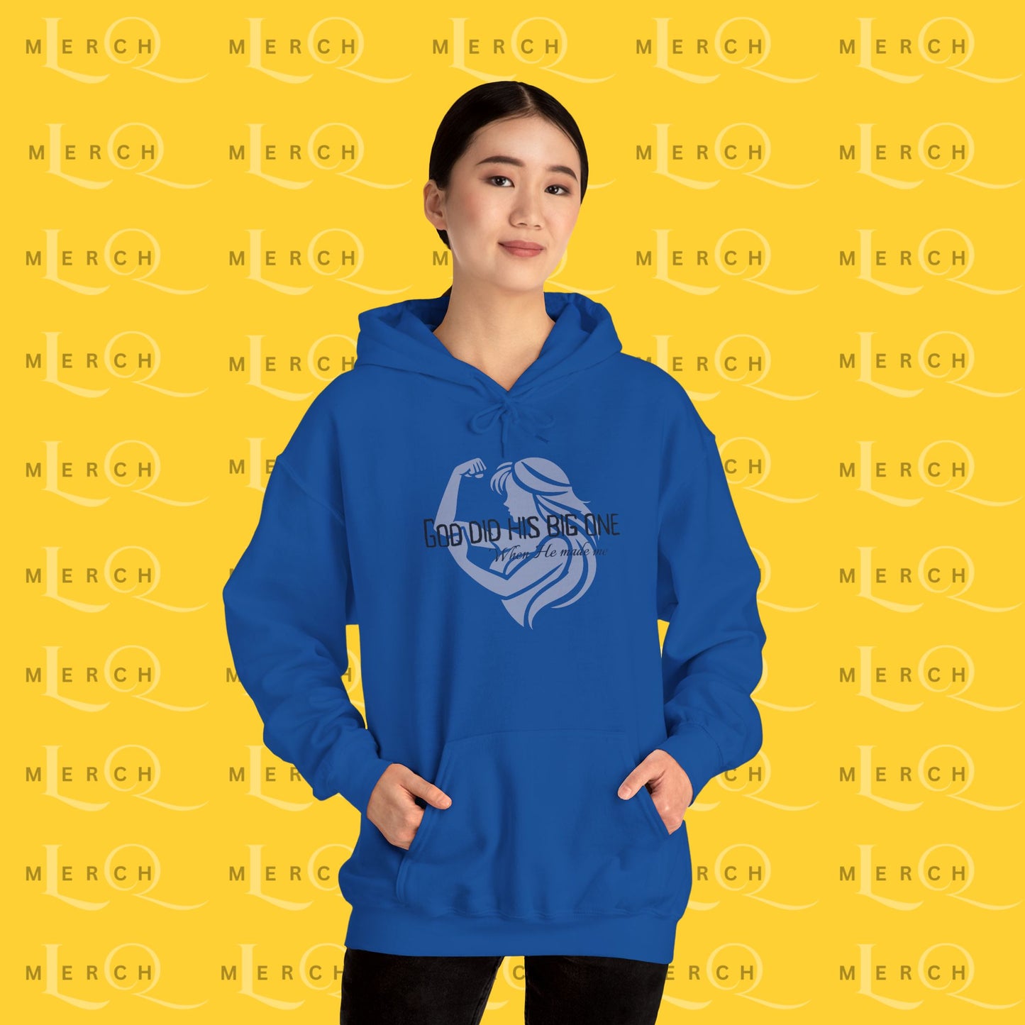 God did His Big One - Cozy Hoodie