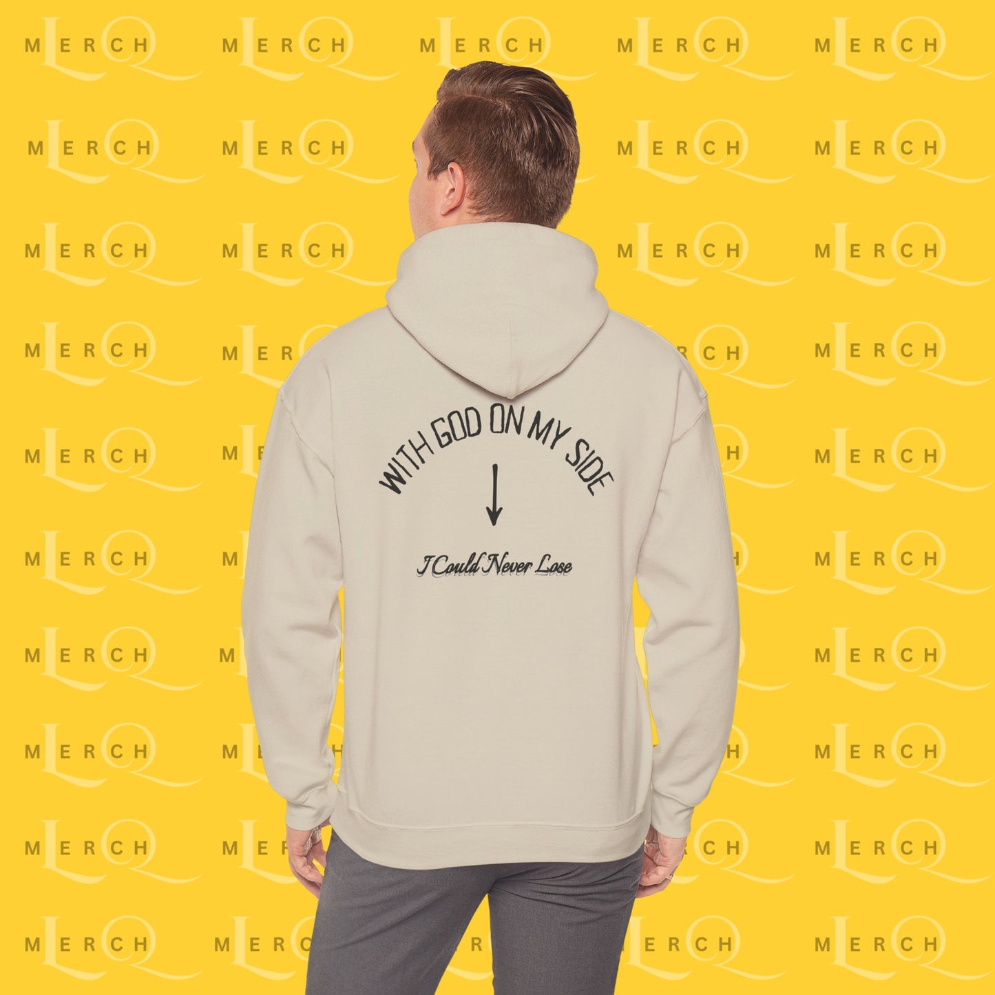 With God On My Side I Could Never Lose - Faith Hoodie