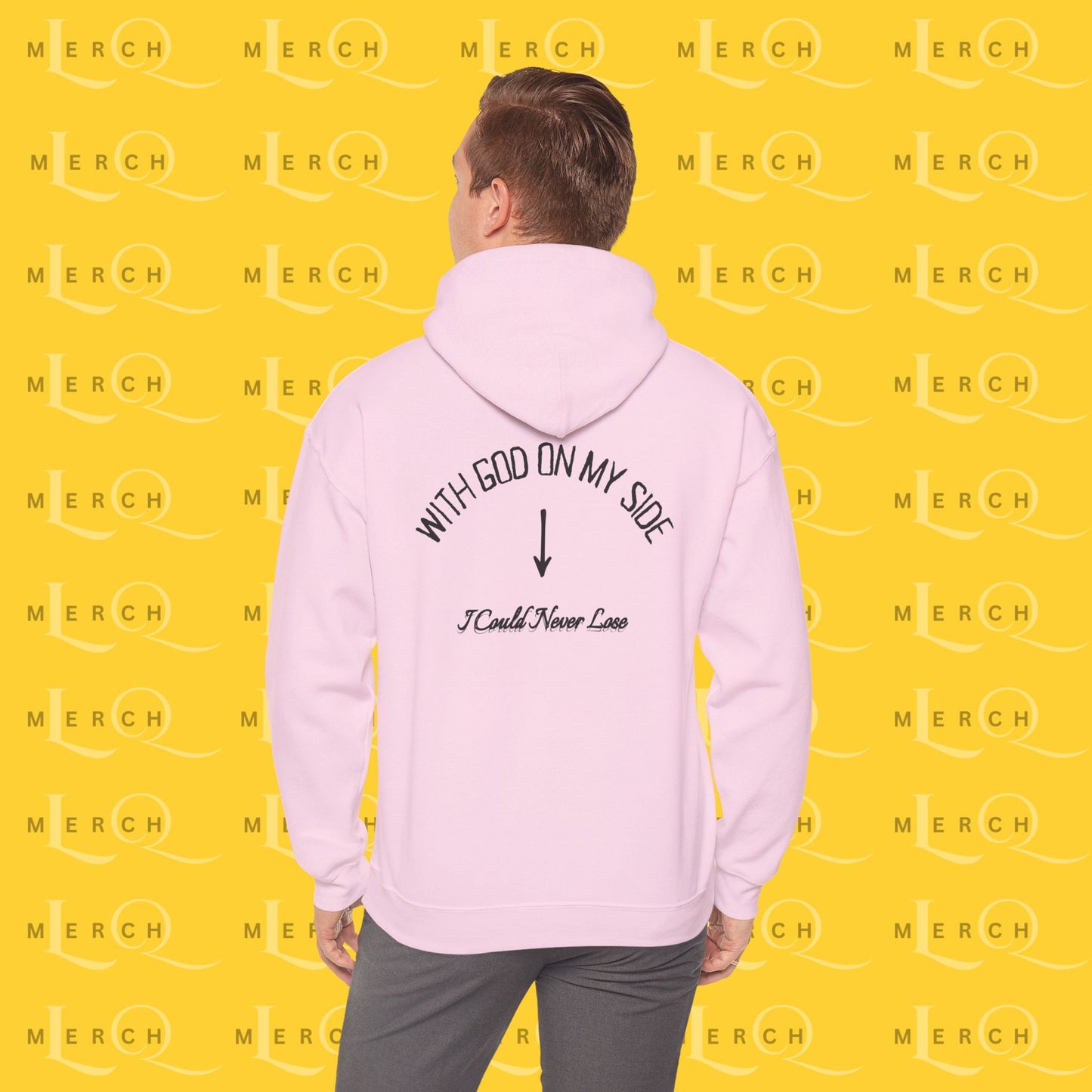 With God On My Side I Could Never Lose - Faith Hoodie
