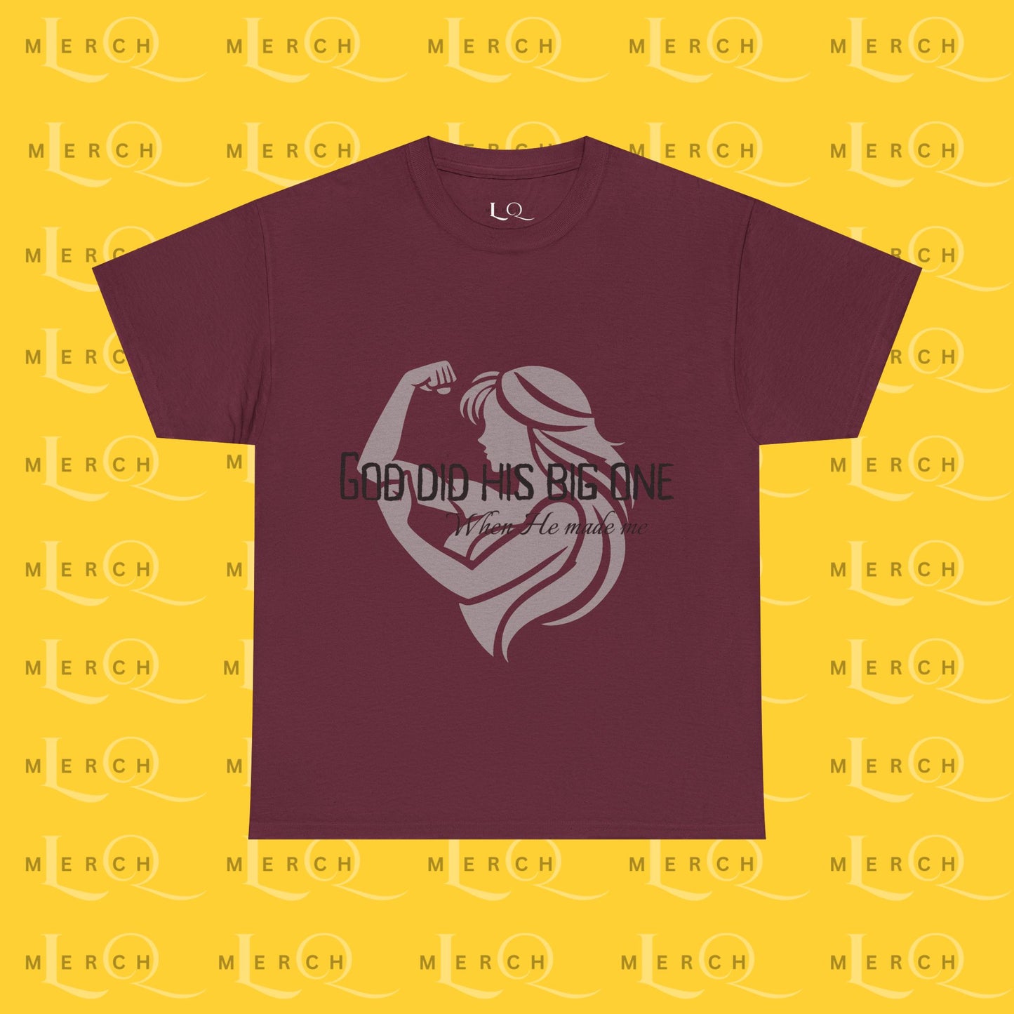 God Did His Big One - Heavy Cotton T-Shirt