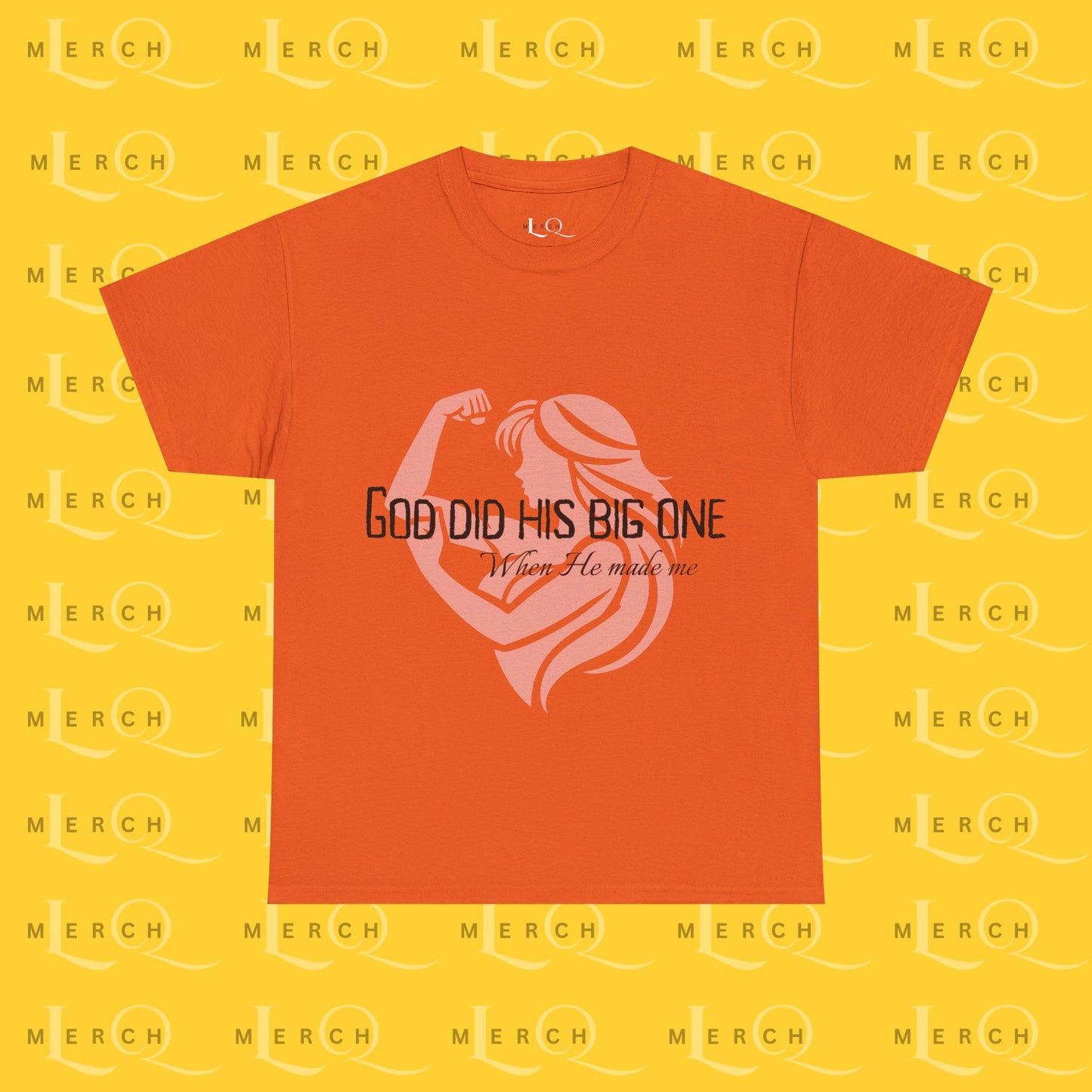 God Did His Big One - Heavy Cotton T-Shirt