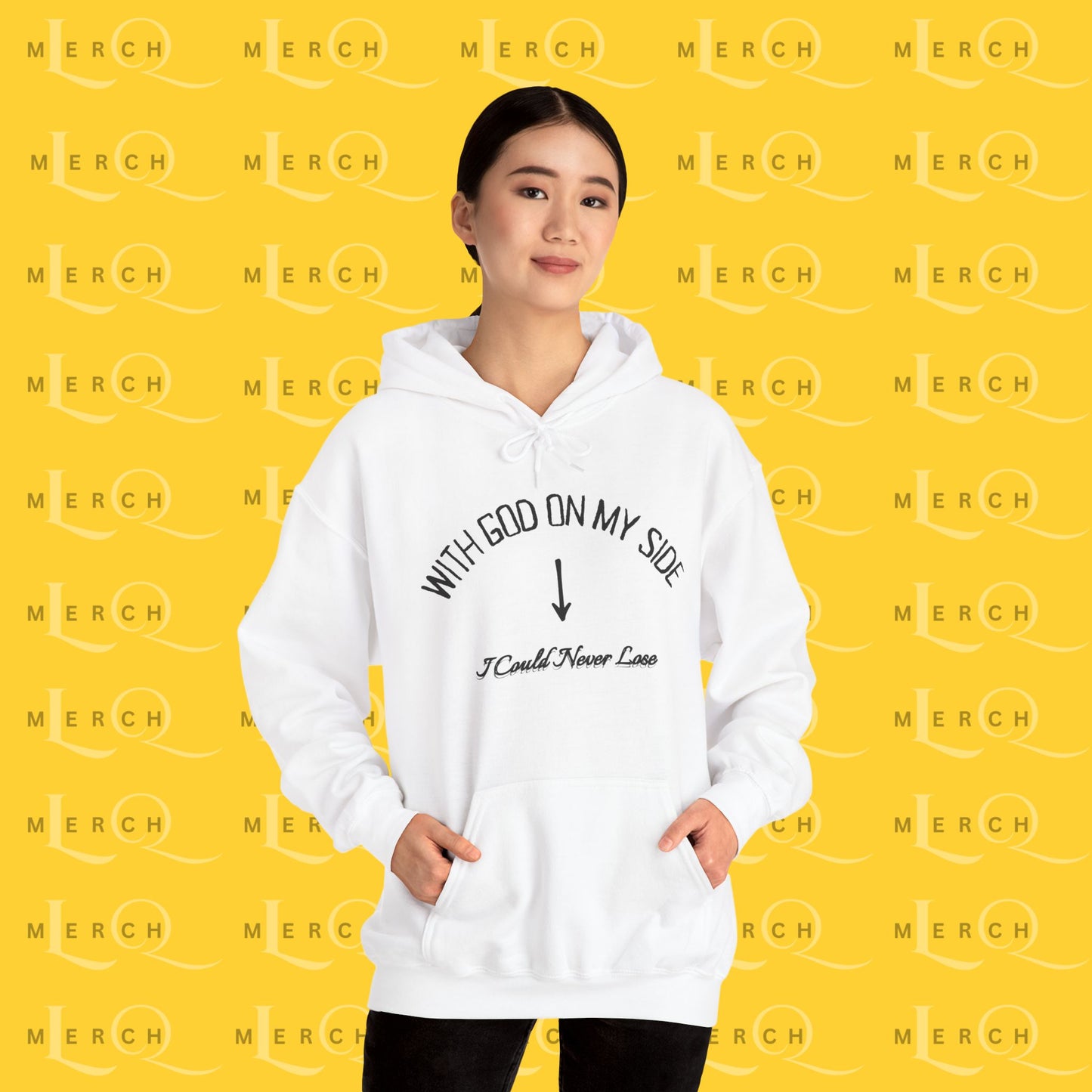 With God On My Side I Could Never Lose - Faith Hoodie