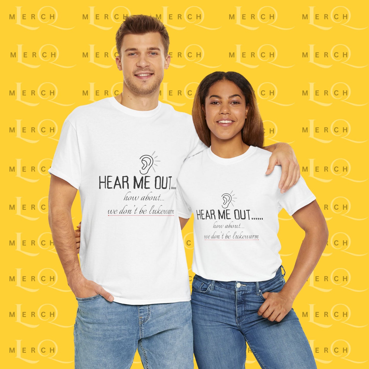 Hear Me Out - Unisex Heavy Cotton T-Shirt