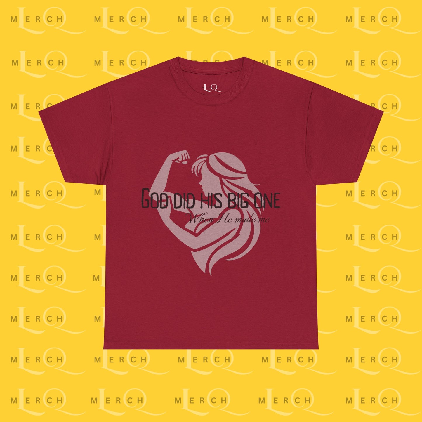 God Did His Big One - Heavy Cotton T-Shirt