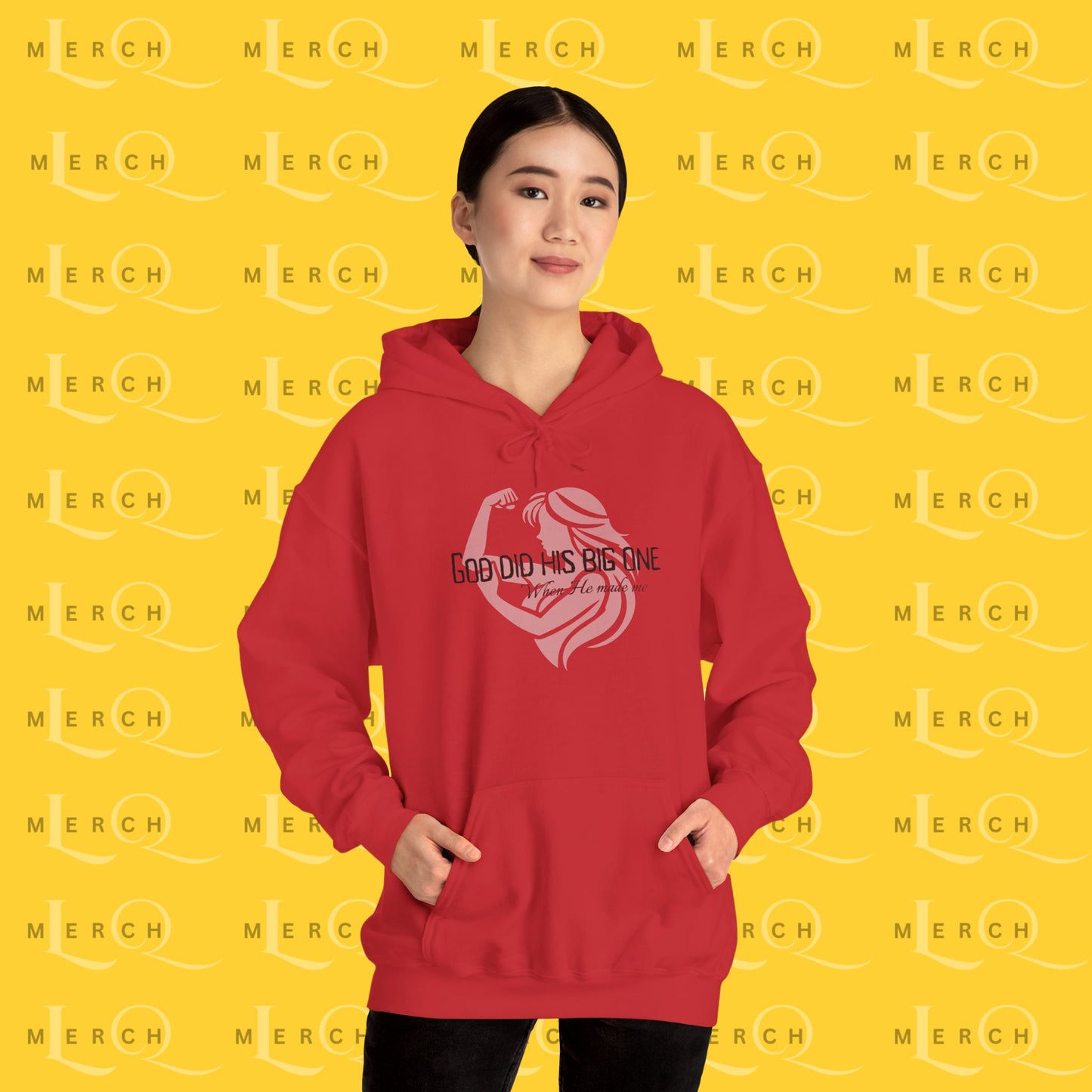 God did His Big One - Cozy Hoodie