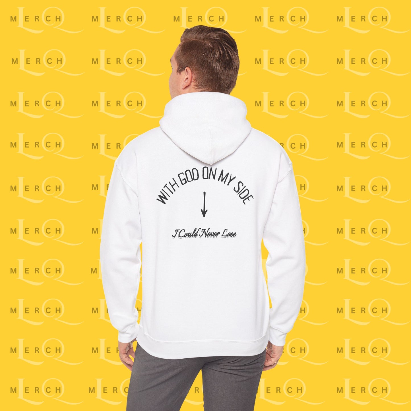 With God On My Side I Could Never Lose - Faith Hoodie