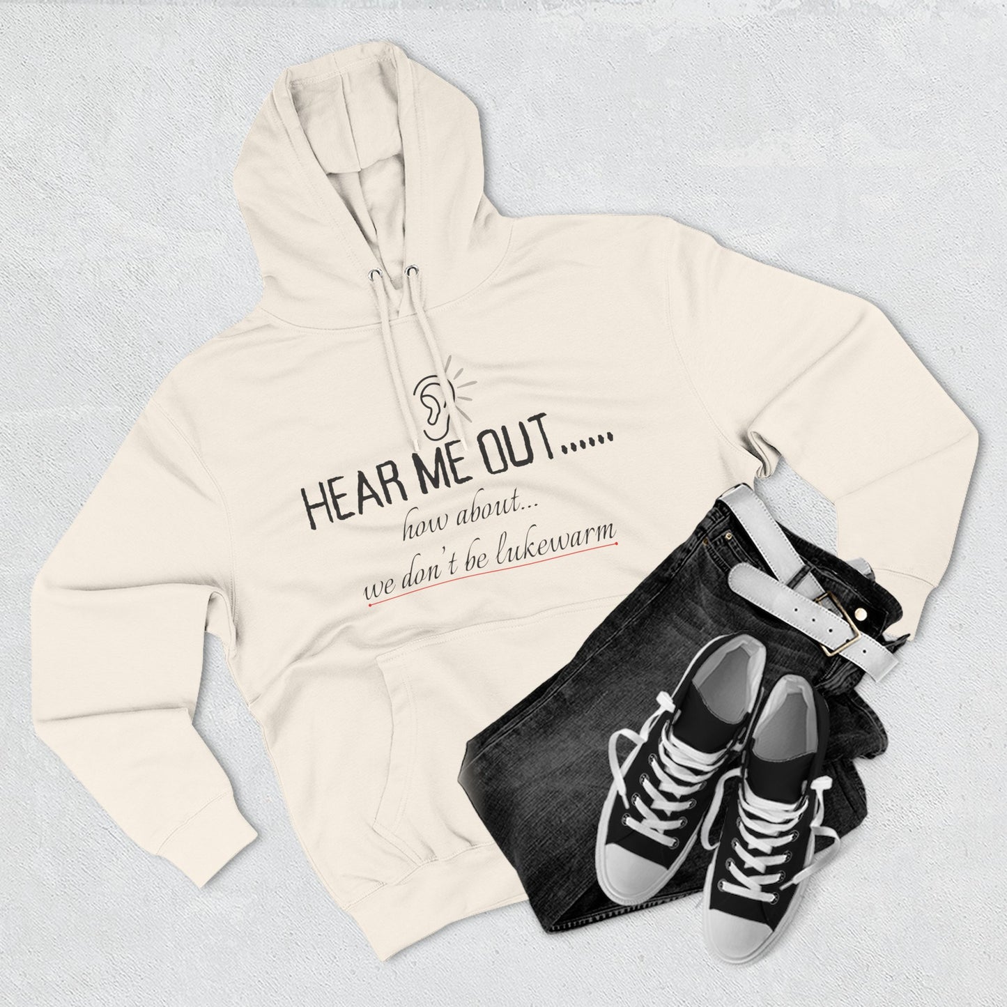 Hear Me Out - Unisex Fleece Hoodie