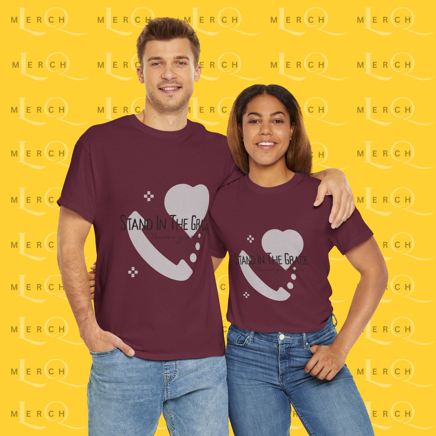 Heavy Cotton Tee - Stand In The Grace