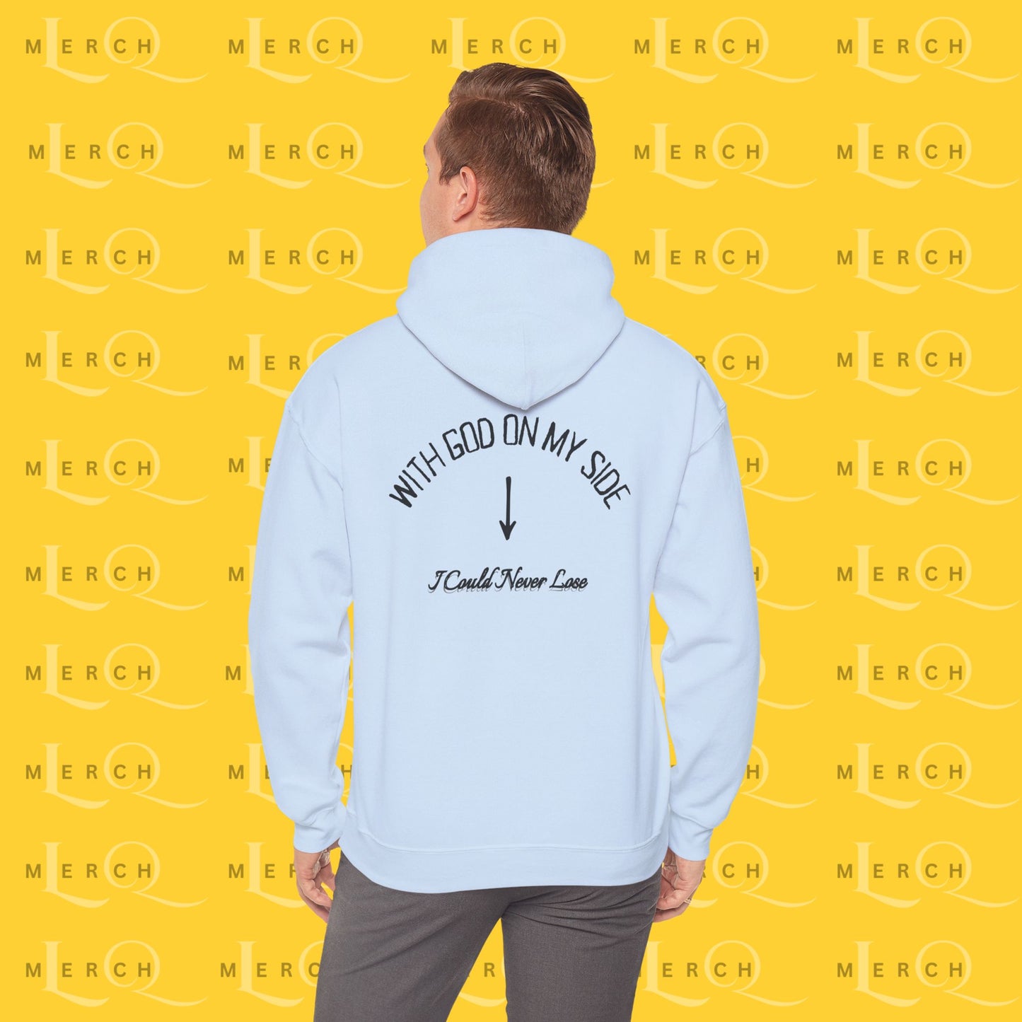 With God On My Side I Could Never Lose - Faith Hoodie