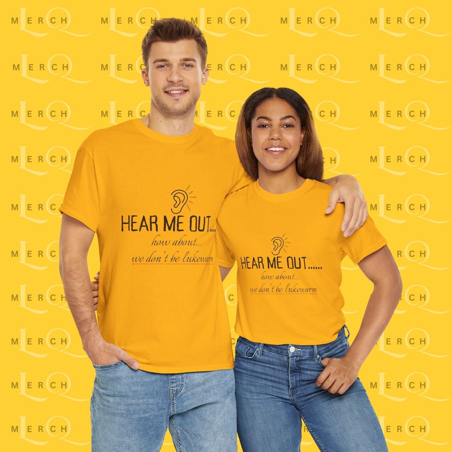 Hear Me Out - Unisex Heavy Cotton T-Shirt
