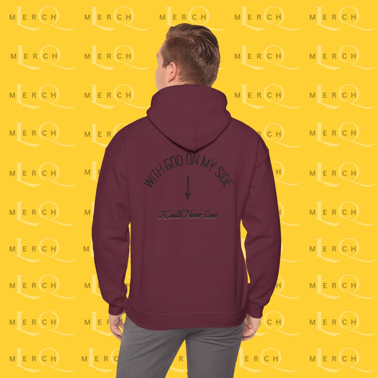 With God On My Side I Could Never Lose - Faith Hoodie