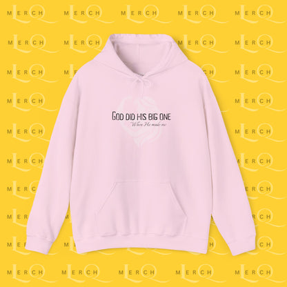 God did His Big One - Cozy Hoodie